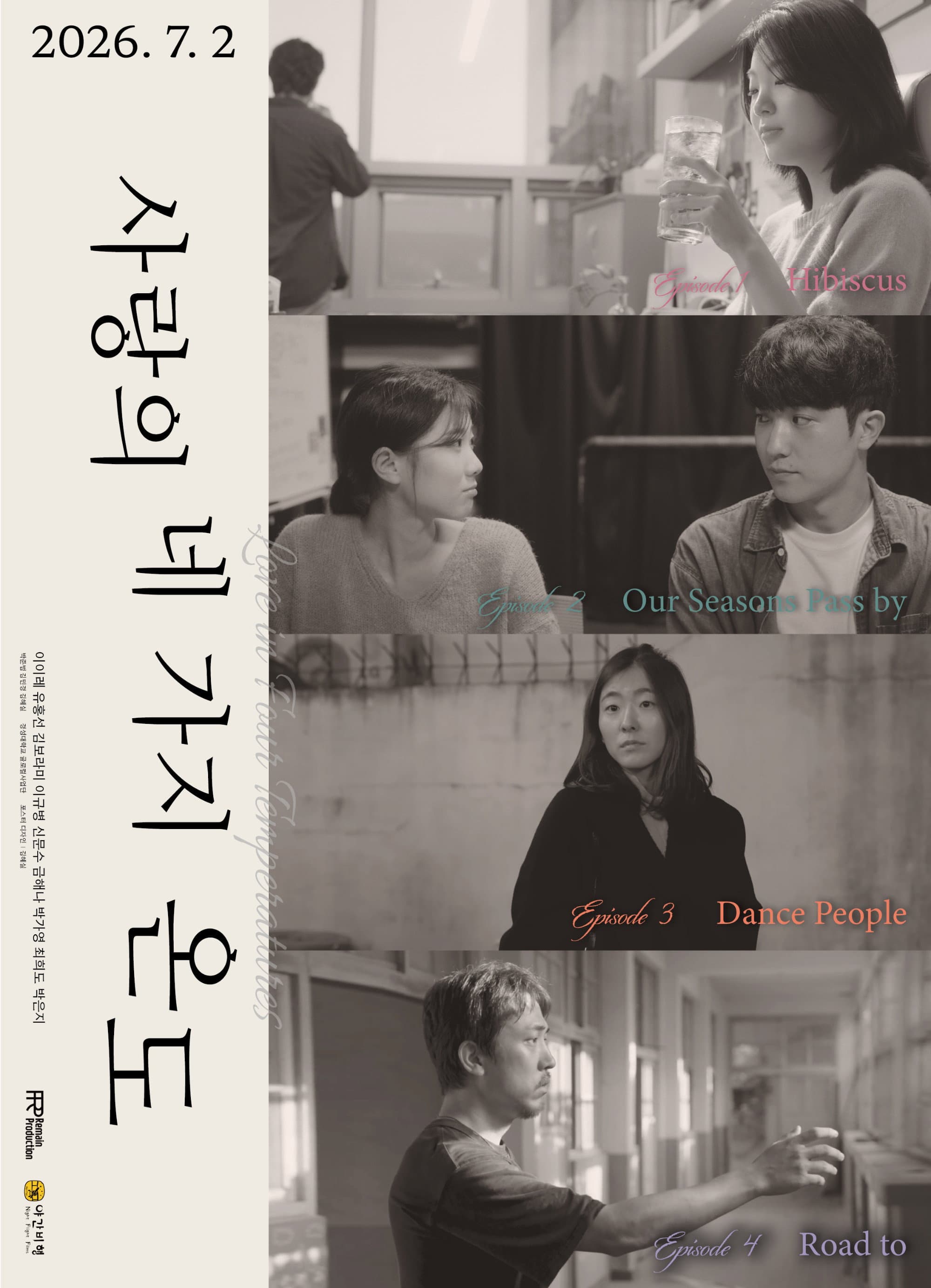 Love in Four Temperatures